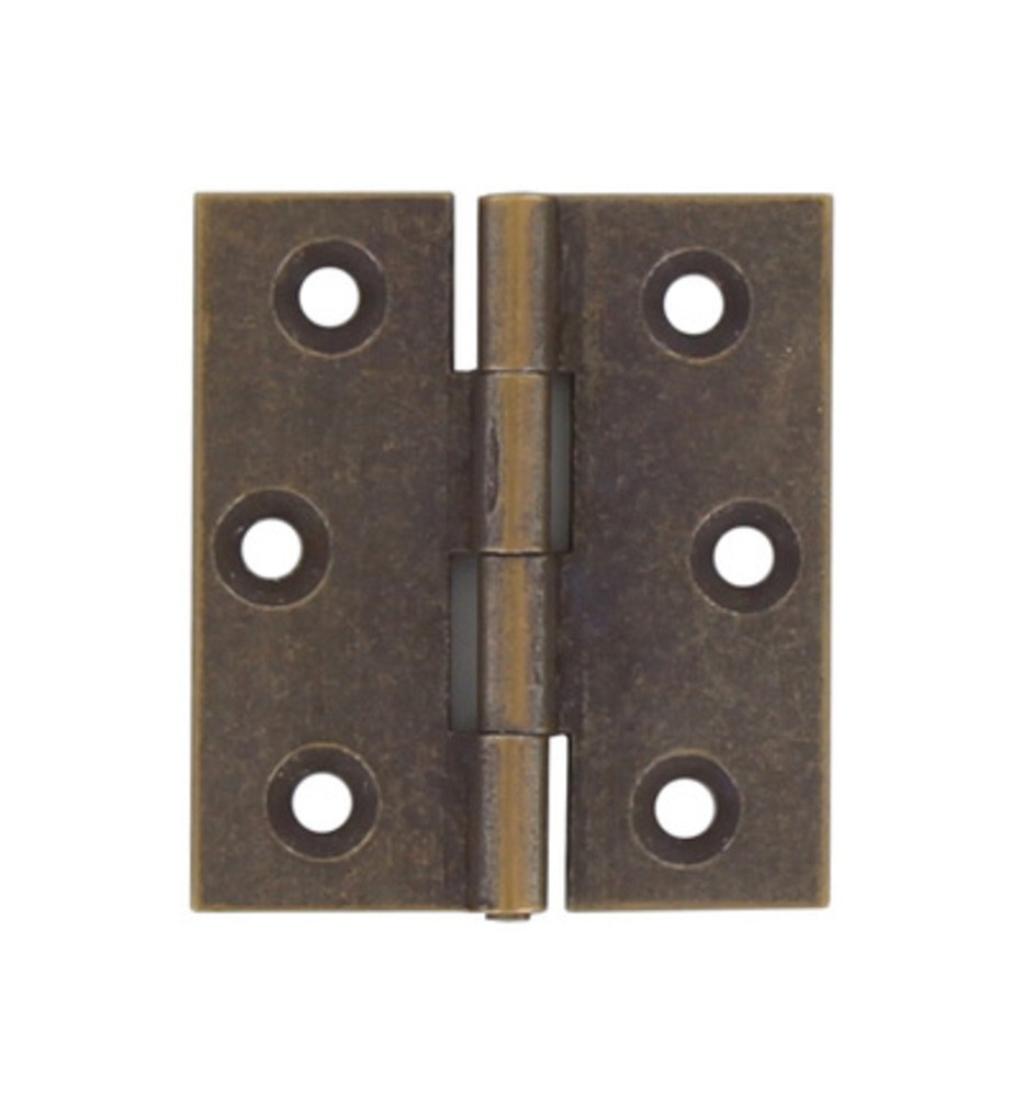 CERNIERA FRESATA PIANA OTTONE BRONZ 40X35 MM**