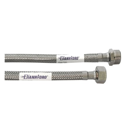 FLESSIBILE INOX MODELLO NORMALE CM. 100 MF 1/2 x 1/2