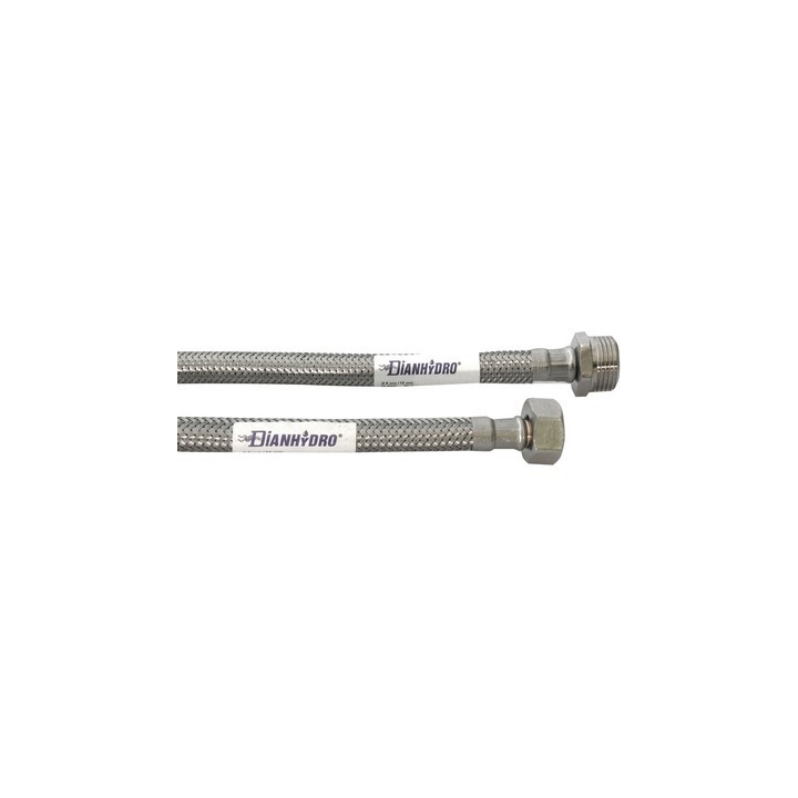 FLESSIBILE INOX MODELLO NORMALE CM. 100 MF 1/2 x 1/2