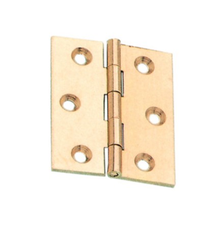 CERNIERA FRESATA PIANA OTTONE BRONZ 60X50 MM**