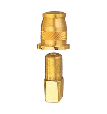 PILETTA A SFERA P/PORTA A VENTO OTTONE LUCIDO