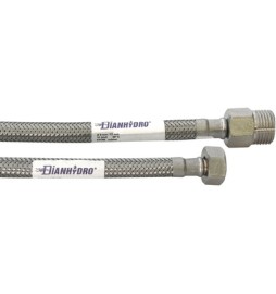 FLESSIBILE INOX MODELLO PROLUNGATO CM. 35 MF 3/8 x 1/2