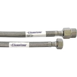FLESSIBILE INOX MODELLO PROLUNGATO CM. 60 MF 1/2 x 3/8