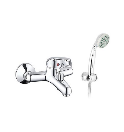 MONOCOMANDO VASCA CON DUPLEX SERIE DELFINA Cromo