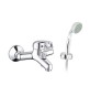 MONOCOMANDO VASCA CON DUPLEX SERIE DELFINA Cromo