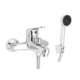 MONOCOMANDO VASCA CON DUPLEX SERIE INES (HydrAll) Cromo