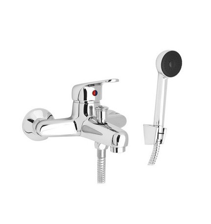 MONOCOMANDO VASCA CON DUPLEX SERIE INES (HydrAll) Cromo