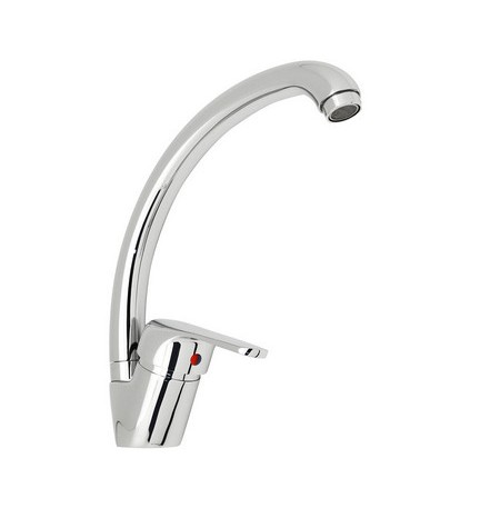 MONOCOMANDO LAVELLO MONOFORO CANNA ALTA SERIE INES (HydrAll) Cromo