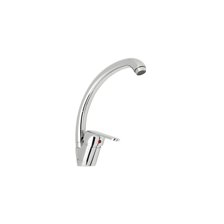 MONOCOMANDO LAVELLO MONOFORO CANNA ALTA SERIE INES (HydrAll) Cromo