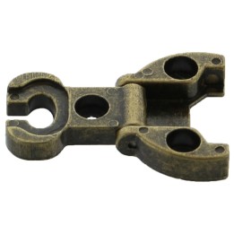 CERNIERA P/MOBILI A0054 BRONZO ANTIC 32X26 MM