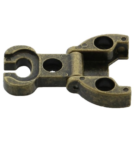 CERNIERA P/MOBILI A0054 BRONZO ANTIC 32X26 MM