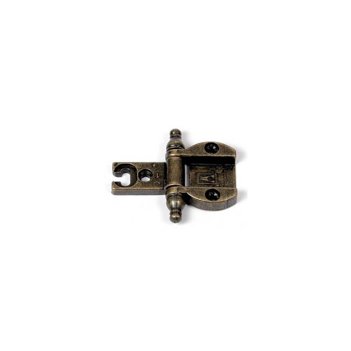 CERNIERA P/MOBILI A0055 BRONZO ANTIC 35X24 MM*