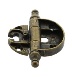 CERNIERA P/MOBILI A0056 BRONZO ANTIC 35X18 MM*