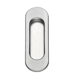 MANIGLIA OVALE P/PORTA SCORR S/FORO OTT CRO SAT
