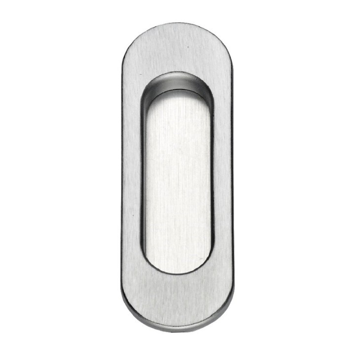 MANIGLIA OVALE P/PORTA SCORR S/FORO OTT CRO SAT