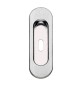 MANIGLIA OVALE P/PORTA SCORR C/FORO OTT CRO SAT