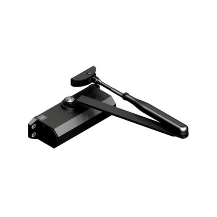 DOM COMPACT 1000 CHIUDIPORTA C/FERMO MAX 80 KG NERO