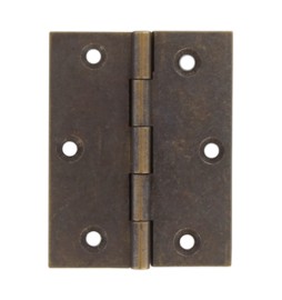CERNIERA FRESATA PIANA OTTONE BRONZ 70X55 MM