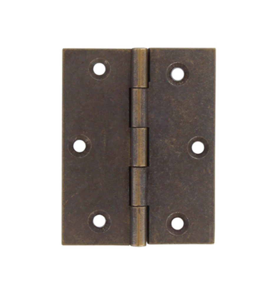 CERNIERA FRESATA PIANA OTTONE BRONZ 70X55 MM