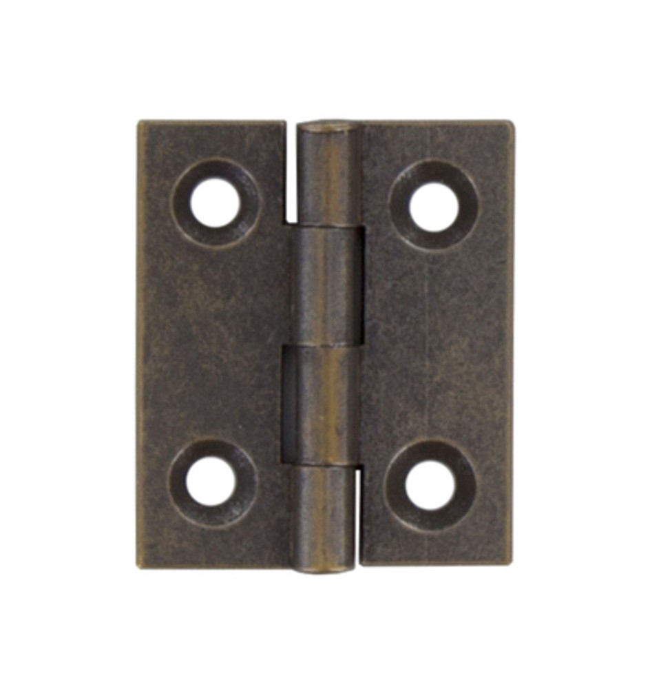 CERNIERA FRESATA PIANA OTTONE BRONZ 30X25 MM