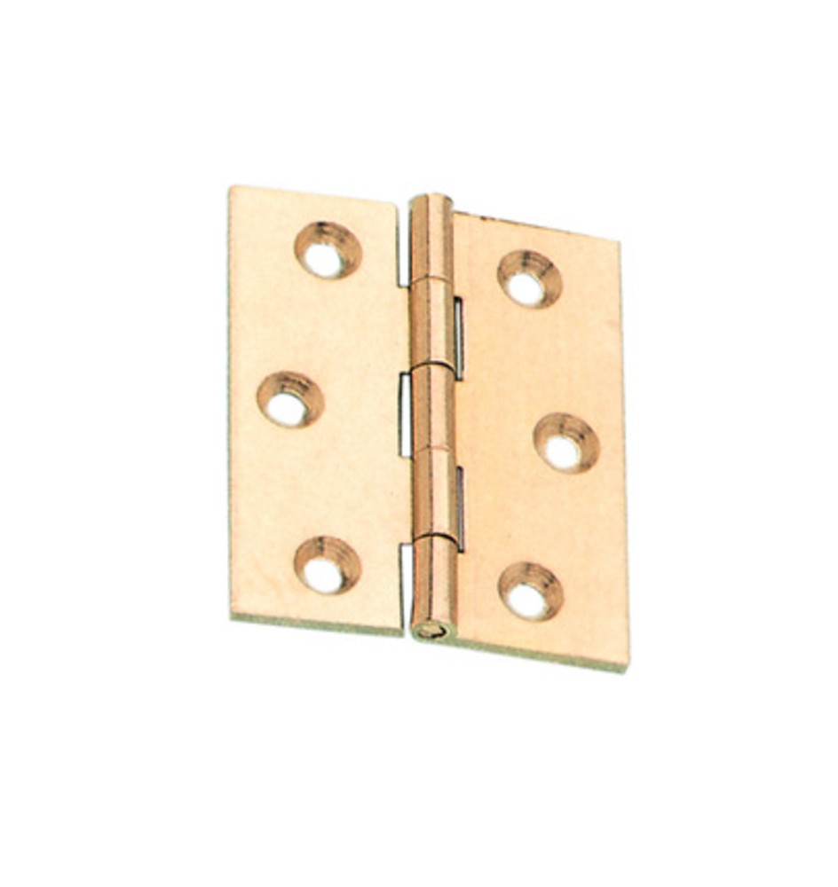 BL CERNIERA FRESATA PIANA OTTONE SAT 60X50 MM 2 PZ