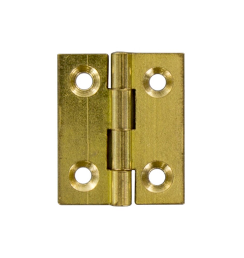 CERNIERA FRESATA PIANA OTTONE SATIN 30X25 MM