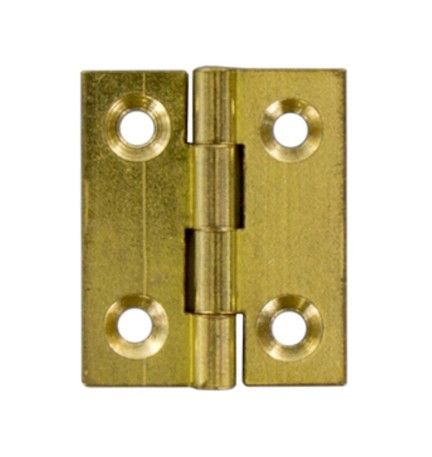 CERNIERA FRESATA PIANA OTTONE SATIN 30X25 MM