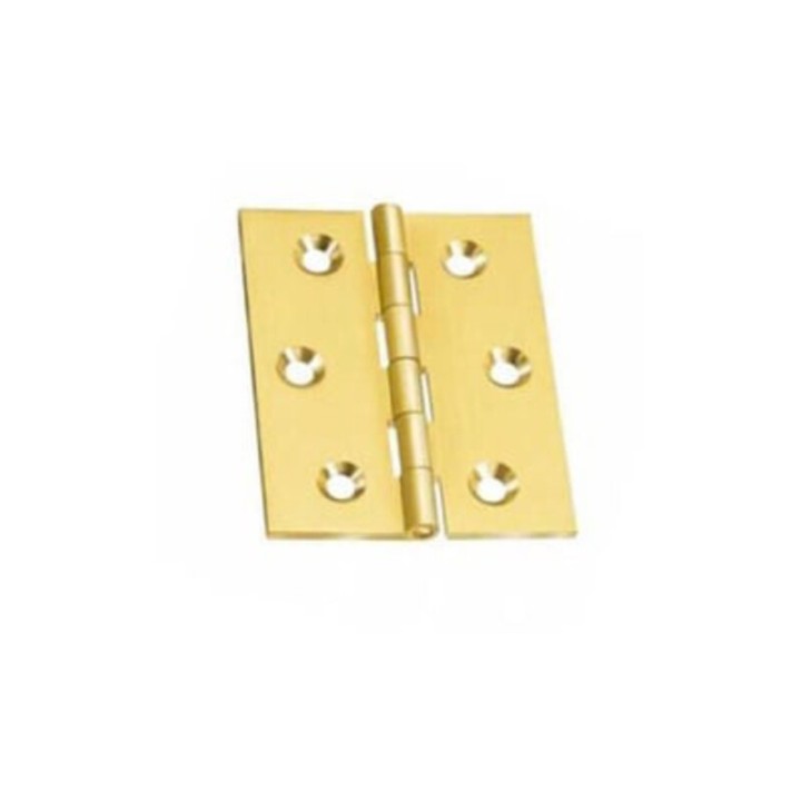 CERNIERA FRESATA PIANA OTTONE SATIN 70X55 MM