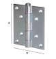 BL CERNIERA PERNO SFIL ACC ZIN PESAN 50X50 2 PZ