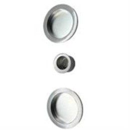 KIT MANIGLIE TONDO CIECO PORTE SCORREVOLI CROMO