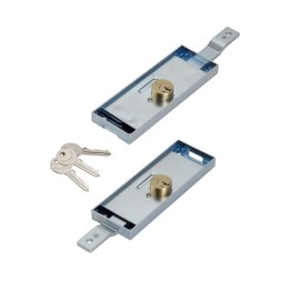 SERRATURA 2285 P/SERRANDA C/CIL TONDO DX E SX SECUREMME