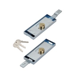 SERRATURA 2285 P/SERRANDA C/CIL TONDO DX E SX SECUREMME