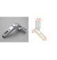 BL CERNIERA SALICE C2ABM99 COLLO 45 2 PZ