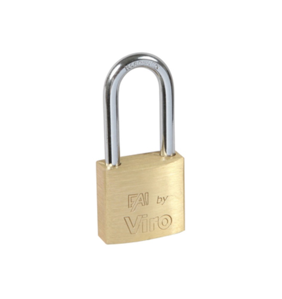VIRO 553.32 LUCCHETTO FAI ARCO LUNGO 30MM OTTONE