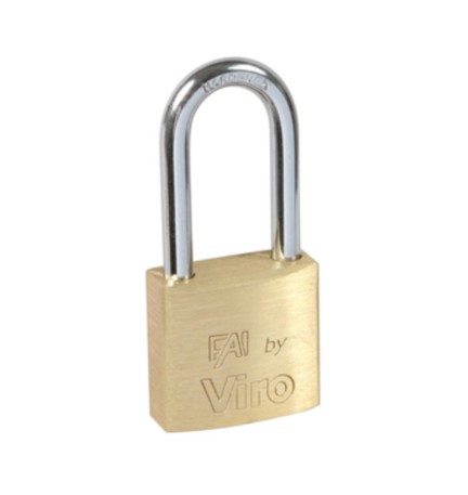 VIRO 553.32 LUCCHETTO FAI ARCO LUNGO 30MM OTTONE