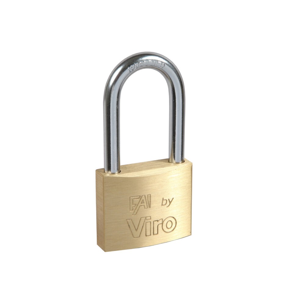 VIRO 554.42 LUCCHETTO FAI ARCO LUNGO 40MM OTTONE