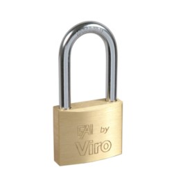 VIRO 555.49 LUCCHETTO FAI ARCO LUNGO 50MM OTTONE