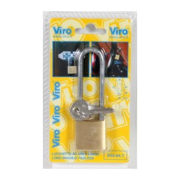VIRO BL 554.42.7 LUCCHETTO FAI ARCO LUNGO 40MM OTT