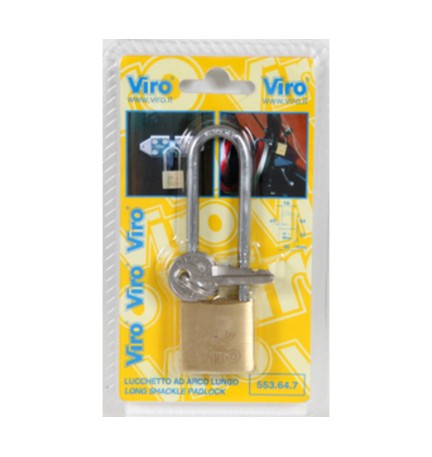 VIRO BL 554.42.7 LUCCHETTO FAI ARCO LUNGO 40MM OTT