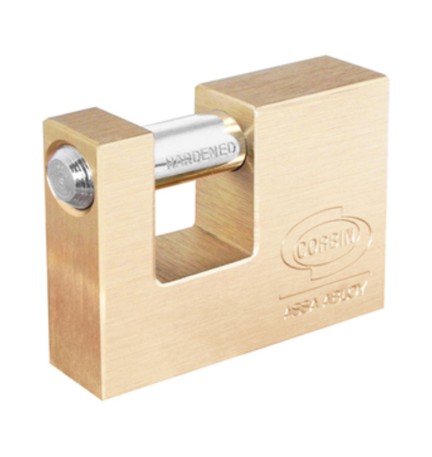 CORBIN PL311 LUCCHETTO P/SERRANDA 50MM OTTONATO