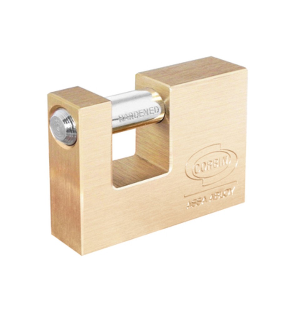 CORBIN PL311 LUCCHETTO P/SERRANDA 90MM OTTONATO