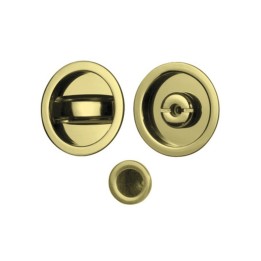 KIT MANIGLIE TONDO PORTA SCORR ORO
