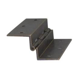 CERNIERA FRESATA C/COLLO OTTONE BRON 60X50 MM*