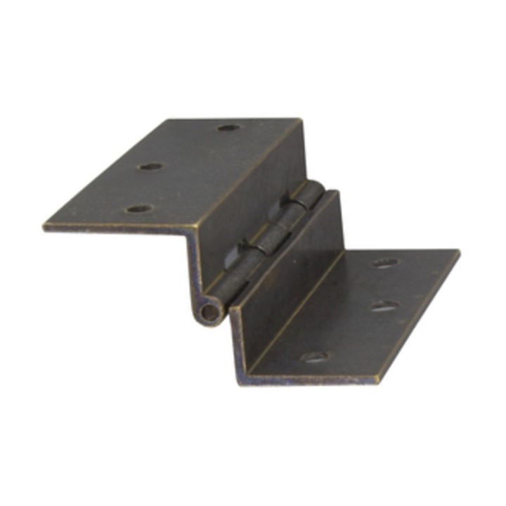 CERNIERA FRESATA C/COLLO OTTONE BRON 60X50 MM*