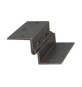 CERNIERA FRESATA C/COLLO OTTONE BRON 60X50 MM*