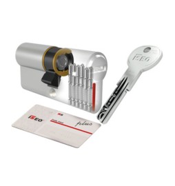 ISEO R6 PLUS CILINDRO SAGOMATO 30-30 NICHELATO C/5CH+1