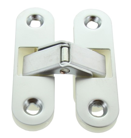 CERNIERA INVISIBILE P/PORTE CROMO SAT 63X89 MM