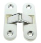 CERNIERA INVISIBILE P/PORTE CROMO SAT 63X89 MM