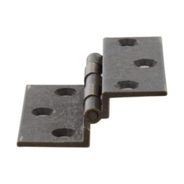 CERNIERA FRESATA C/COLLO OTTONE BRON 40X35 MM*