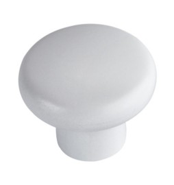 POMOLO IN RESINA 24 PP D 24 MM BIANCO